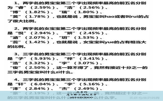 怎么给小孩起名字