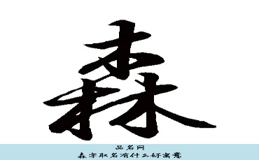 森字取名有什么好寓意