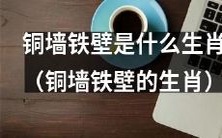 请问铜墙铁壁对应的生肖是什么？