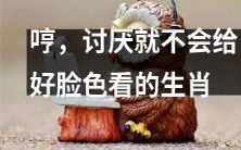 十二生肖中，总是板着脸给人好脸色看的讨厌生肖是哪个？