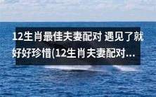 珍爱缘分！探索12生肖最完美夫妻搭配 悉心呵护才能拥有幸福(12生肖夫妻组合指南)