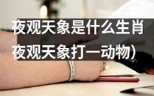 夜观天象猜想：哪种生肖与观星者的命运息息相关？