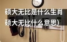 哪个生肖被认为是“硕大无比”？