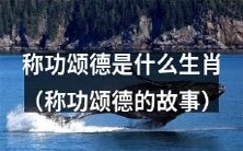 探究“称功颂德”的生肖是哪一只动物——揭秘“称功颂德”的故事背后的秘密