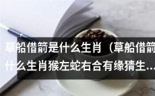 猜猜草船借箭是什么生肖：猴在左，蛇在右，缘好合的猜生肖活动来啦！