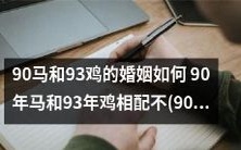 当90年马遇到93年鸡：探究它们的婚姻状况和相配性，以及90年马与90年马的婚姻如何进行？