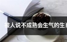 哪些生肖容易因被认为不成熟而生气？