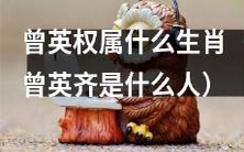 曾英权的生肖是什么？曾英齐是哪位人物？