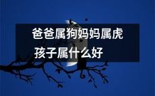 根据生肖算命学，如果爸爸属狗、妈妈属虎，那么孩子属什么最为有利？
