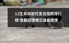 哪个生肖与前任最容易复合？复合指数排行榜排名，挥别难忘与冷酷绝情！