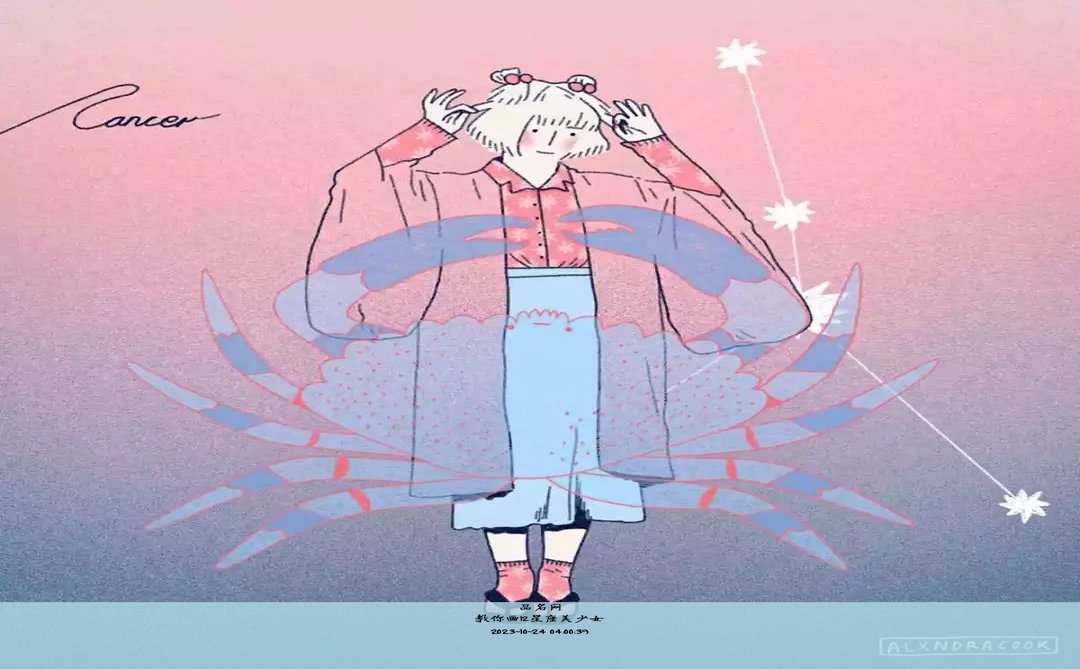 教你画12星座美少女