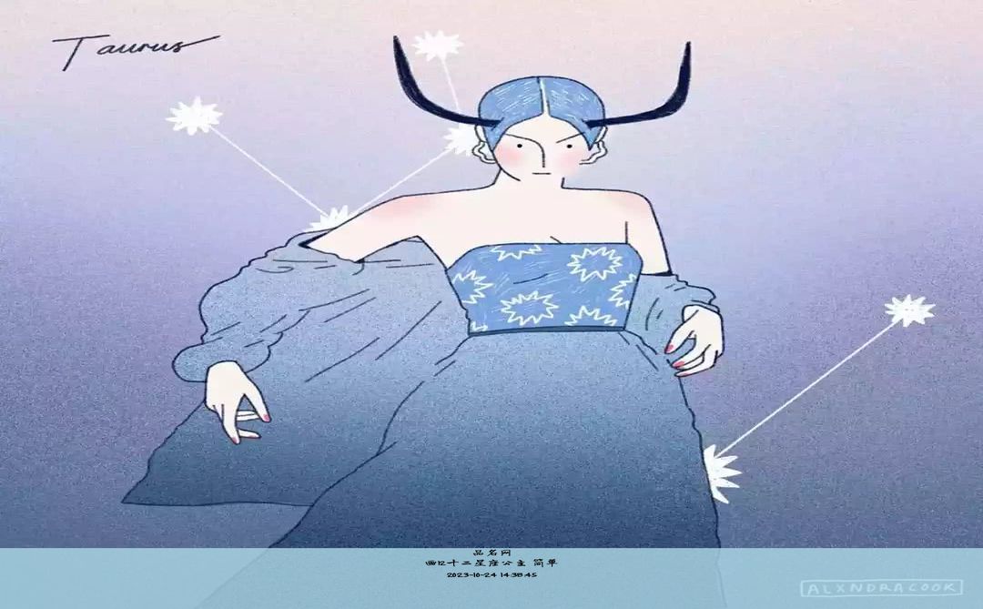 画12十二星座公主 简单