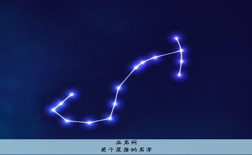 关于星座的名字